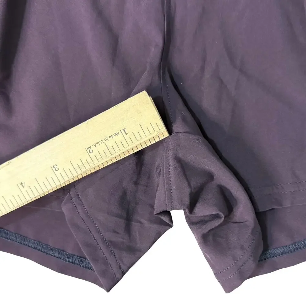 Z by Zella Eggplant Dark Purple Take A Hike Workout Shorts size XL NEW Tags - Picture 6 of 13
